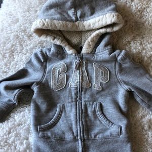 Girls sparkly Gap hoody